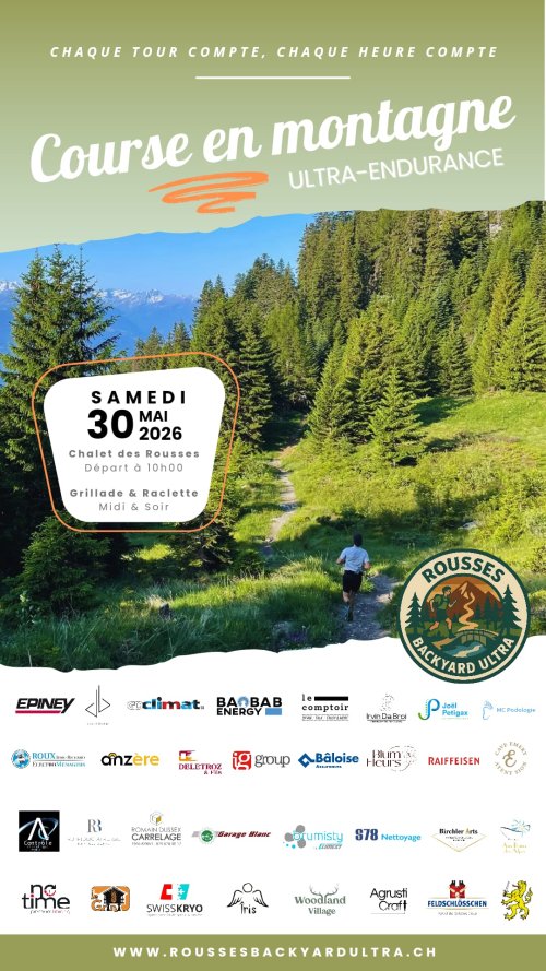 Rousses Backyard Ultra 2026 : Joël Petigax aux côtés des coureurs
